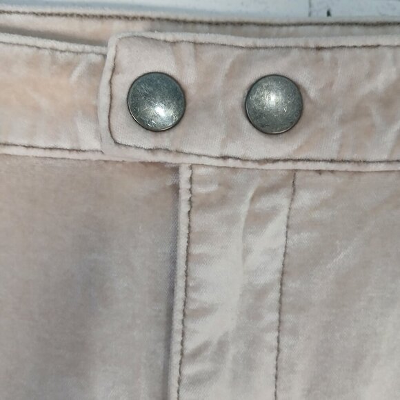 WE THE FREE WOMENS PANTS VELVET CREAM PANTS STRAIGHT LEG SIZE 27 - Picture 4 of 7